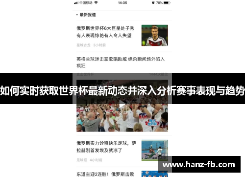 如何实时获取世界杯最新动态并深入分析赛事表现与趋势 如何实时获取世界杯最新动态并深入分析赛事表现与趋势